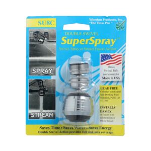 AERATOR DOUBLE SWIVEL SUPERSPRAY AERATOR DOUBLE SWIVEL SUPERSPRAY